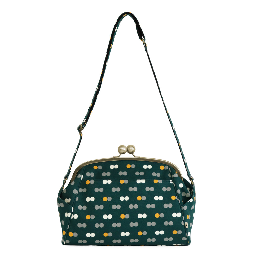 [In Stock] Large Ball Clasp Shoulder Bag [Gama no Mi]