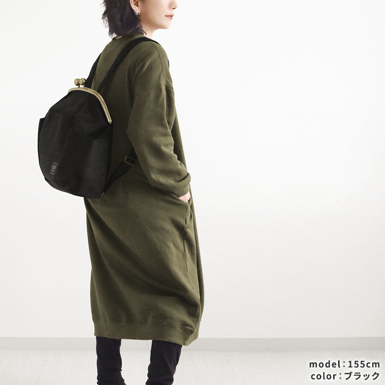 【在庫商品】がまぽちゃリュック【コーデュラ(R)】※がまろっく付き