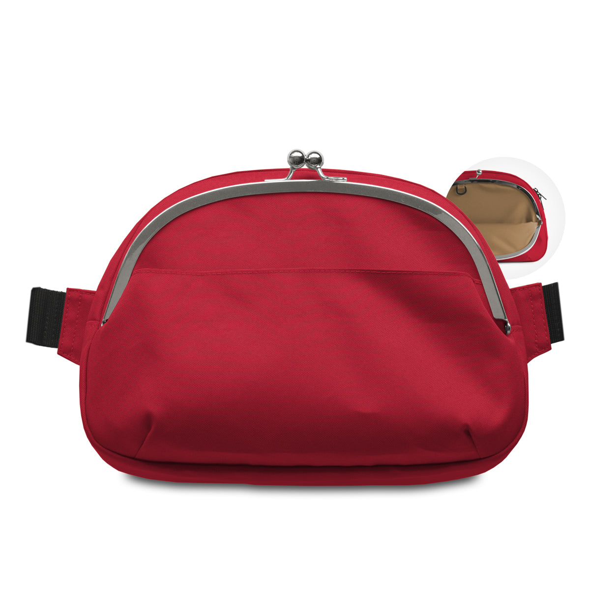 【在庫商品】がま口ラウンドボディバッグ【ECO STEP】