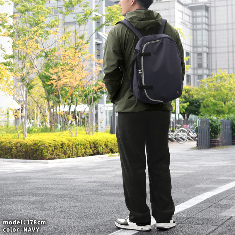 【在庫商品】ラウンドがま口アーバンリュック【Sarei HOMME＋】※がまろっく付き