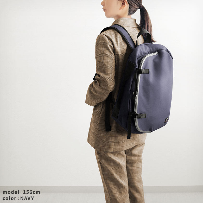 【在庫商品】ラウンドがま口アーバンリュック【Sarei HOMME＋】※がまろっく付き