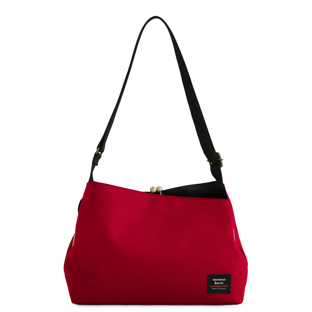 [In stock] Smart one-shoulder bag with clasp [Sarei Cordura(R) re/cor(TM)]