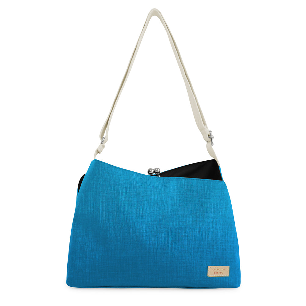 [In stock] Smart one-shoulder bag with clasp closure [Sarei MONTANA]