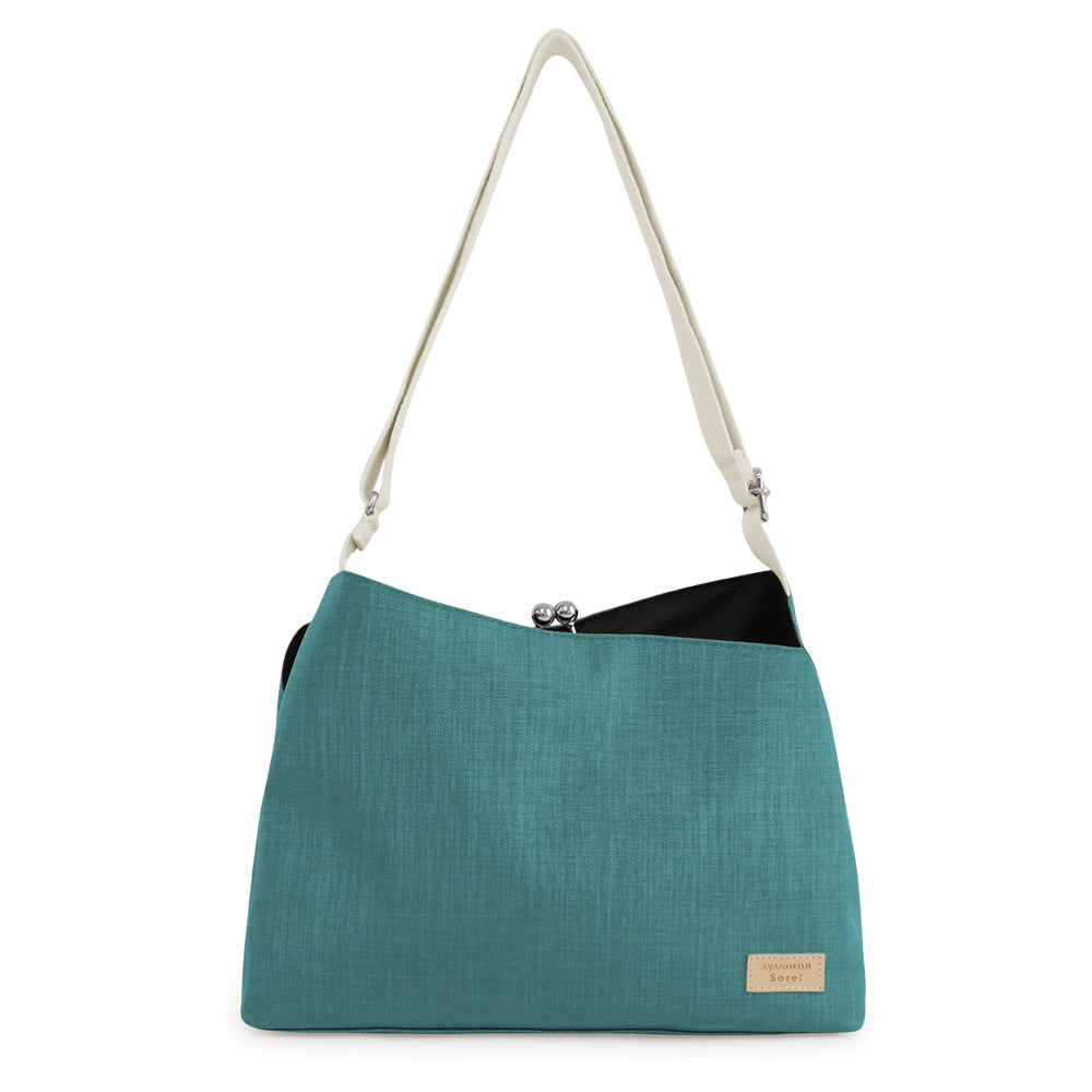 [In stock] Smart one-shoulder bag with clasp closure [Sarei MONTANA]