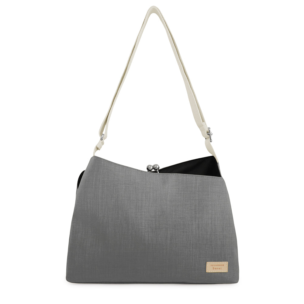 [In stock] Smart one-shoulder bag with clasp closure [Sarei MONTANA]