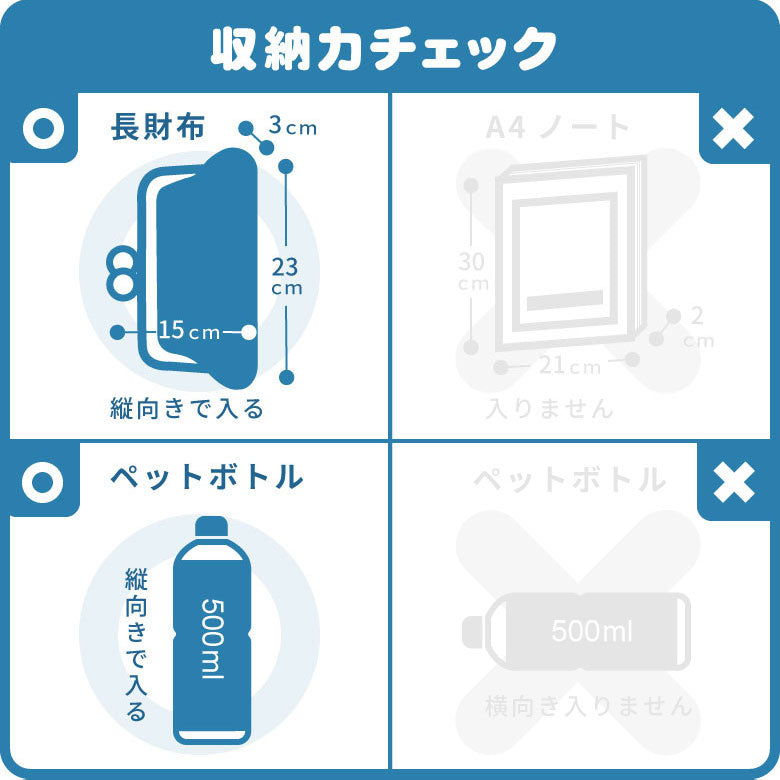 【在庫商品】縦型がま口ボディバッグ【コーデュラ(R)】