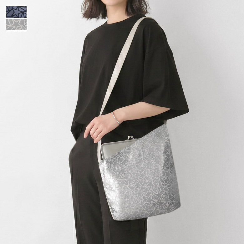 【在庫商品】がま口縦型ワンショルダーバッグ【Sarei アストラスラバー】
