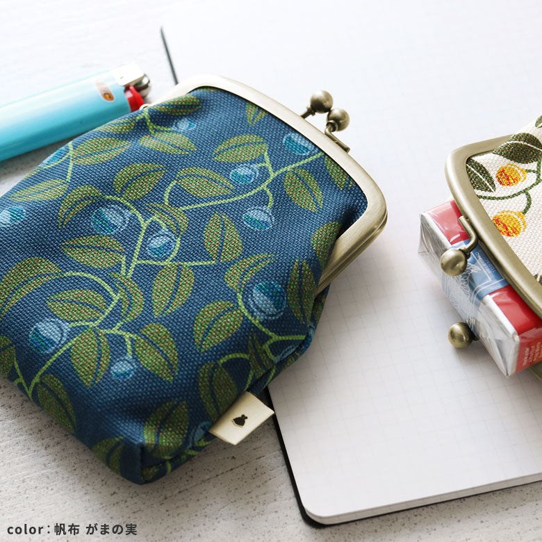 【在庫商品】がま口シガレットケース【帆布・綿布（アソート）】