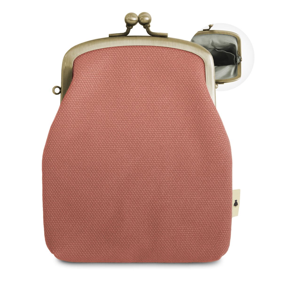 【在庫商品】がま口シガレットケース【帆布・綿布（アソート）】