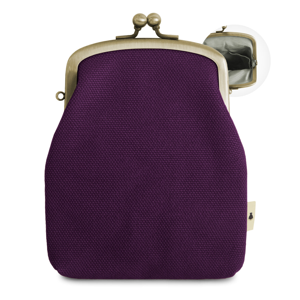 【在庫商品】がま口シガレットケース【帆布・綿布（アソート）】