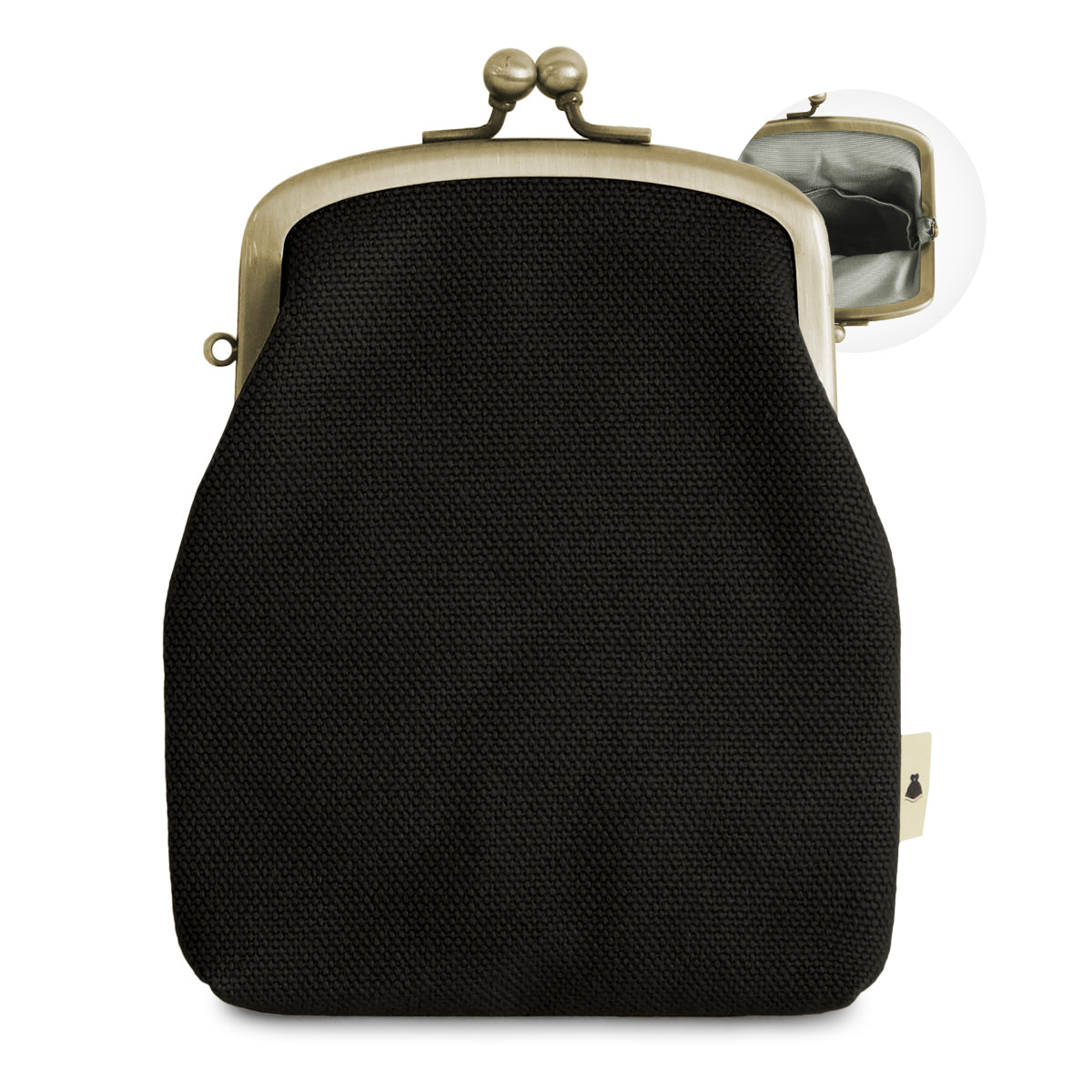 【在庫商品】がま口シガレットケース【帆布・綿布（アソート）】