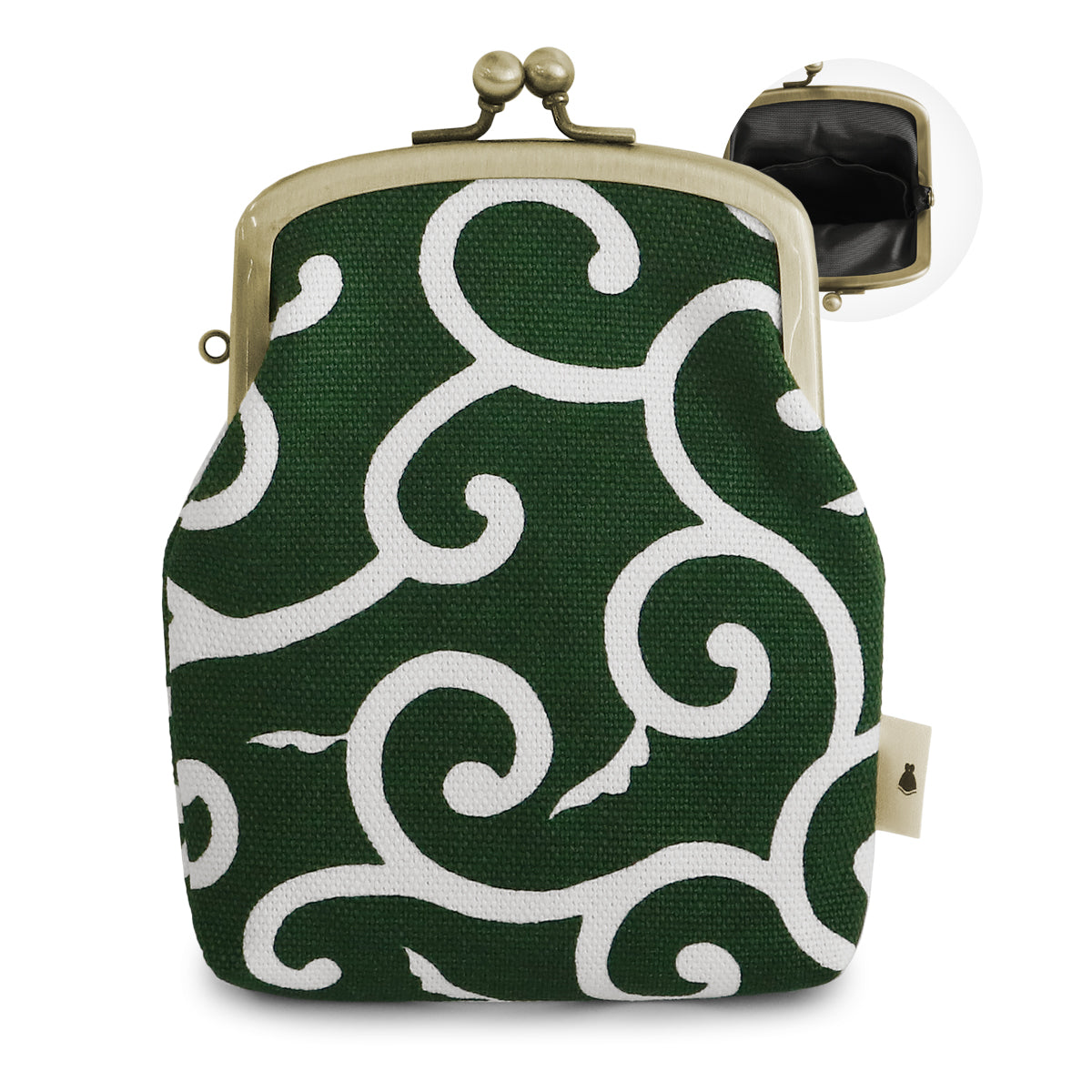 【在庫商品】がま口シガレットケース【帆布・綿布（アソート）】