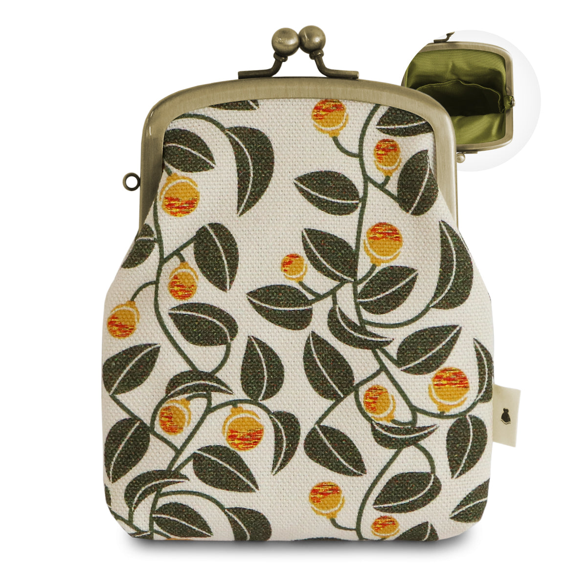 【在庫商品】がま口シガレットケース【帆布・綿布（アソート）】