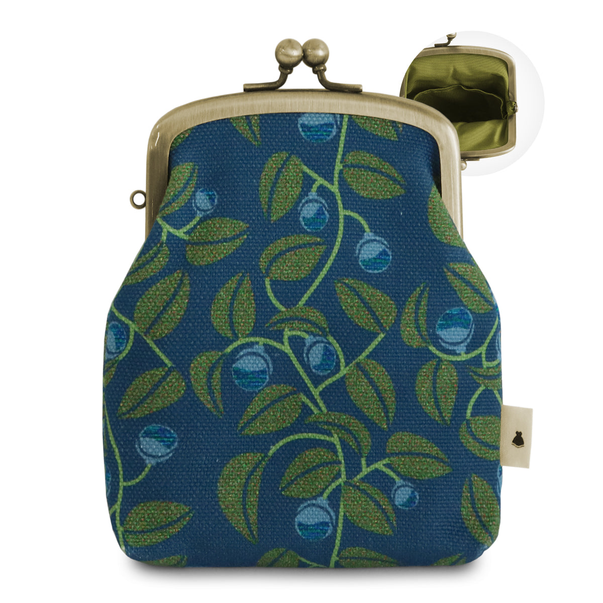 【在庫商品】がま口シガレットケース【帆布・綿布（アソート）】