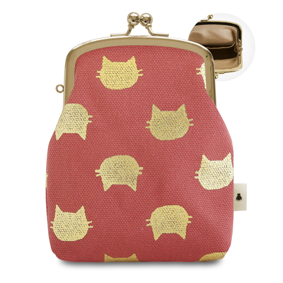 【在庫商品】がま口シガレットケース【帆布・綿布（アソート）】