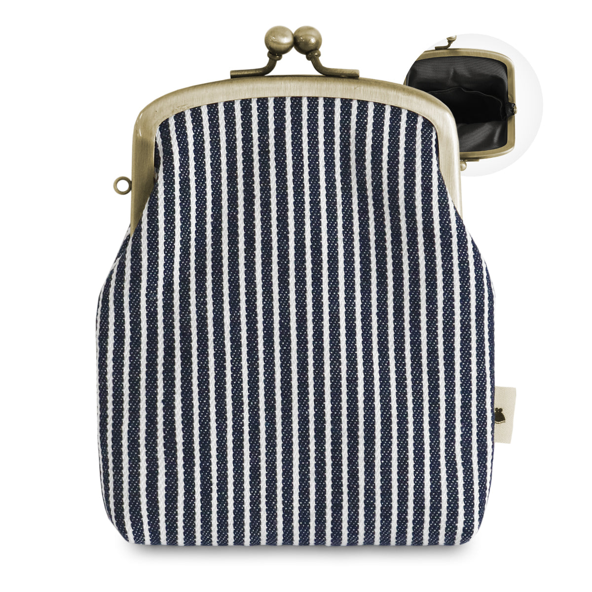 【在庫商品】がま口シガレットケース【帆布・綿布（アソート）】