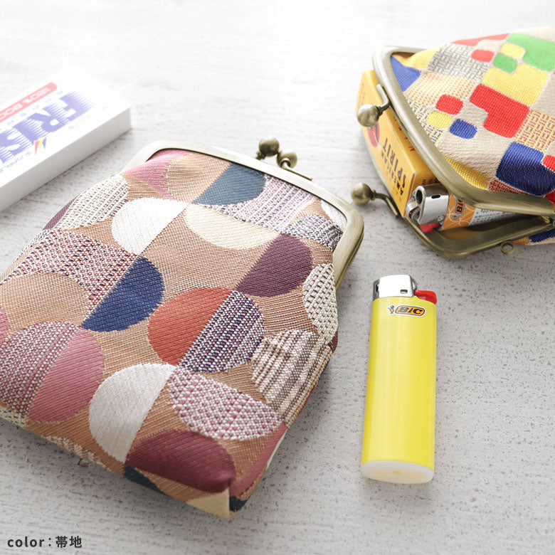 【在庫商品】がま口シガレットケース【金襴・帯地（アソート）】
