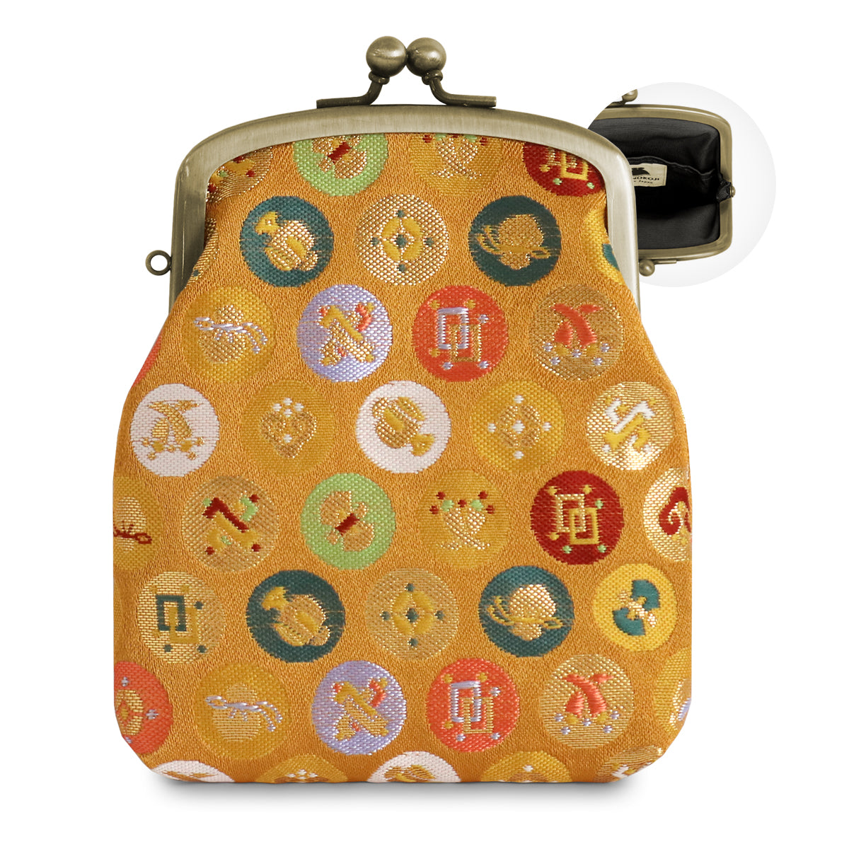 【在庫商品】がま口シガレットケース【金襴・帯地（アソート）】