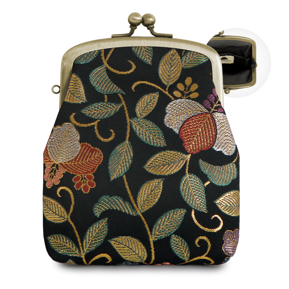 【在庫商品】がま口シガレットケース【金襴・帯地（アソート）】