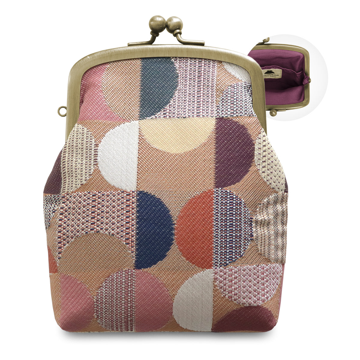 【在庫商品】がま口シガレットケース【金襴・帯地（アソート）】