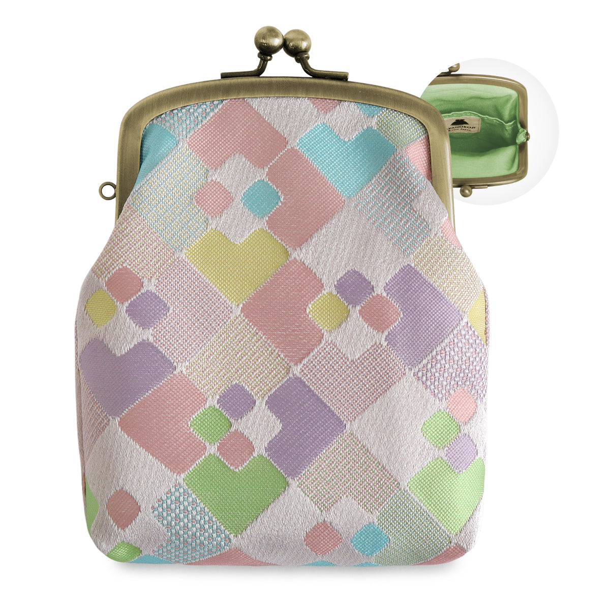 【在庫商品】がま口シガレットケース【金襴・帯地（アソート）】