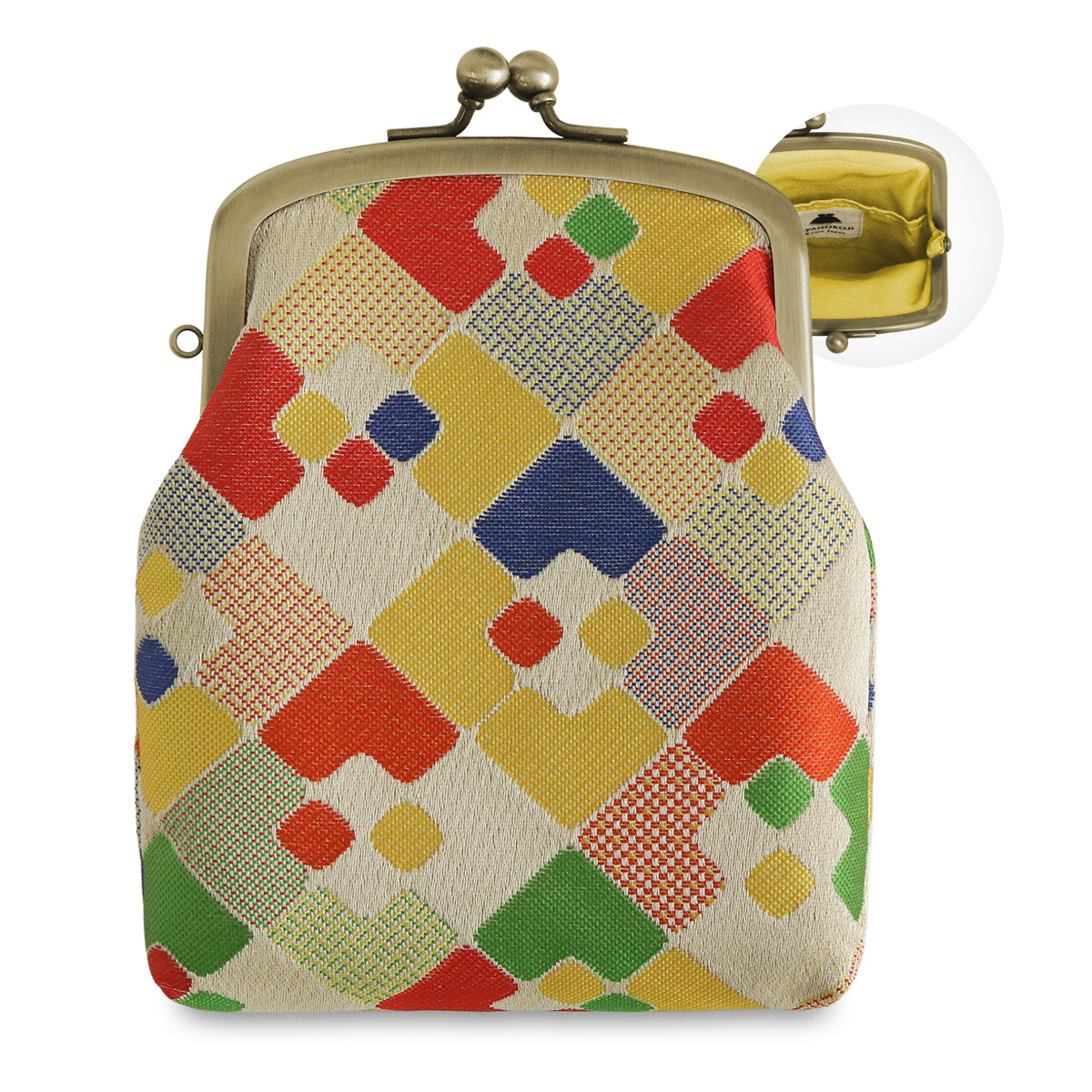 【在庫商品】がま口シガレットケース【金襴・帯地（アソート）】