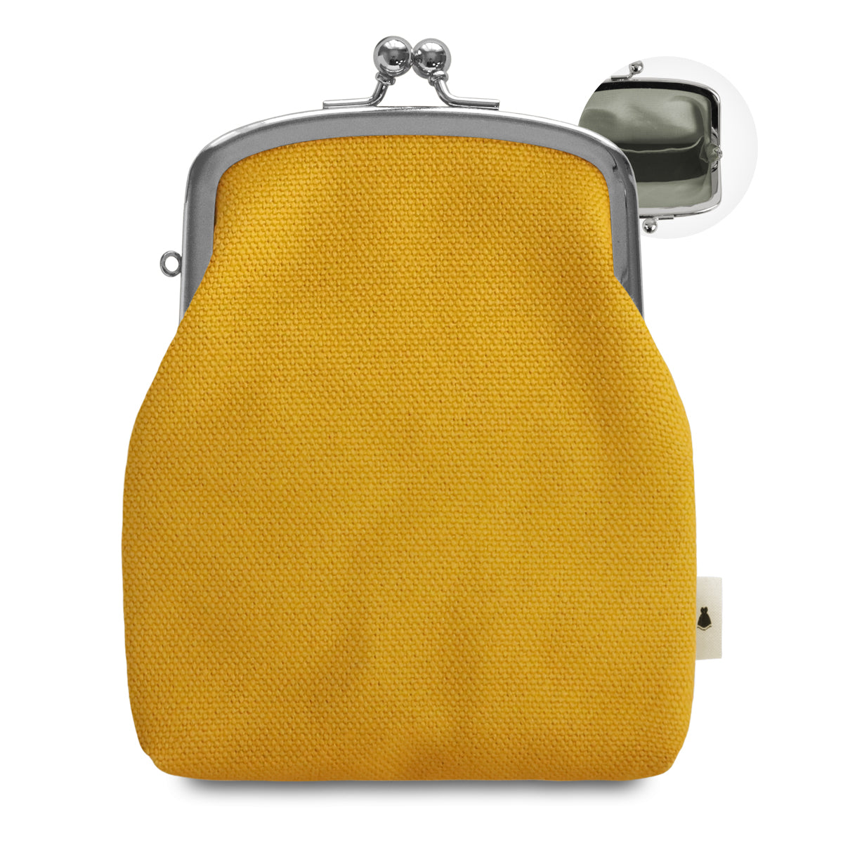 【In-Stock Item】Clasp Coin Purse【Canvas/Cotton Fabric (Assorted)】