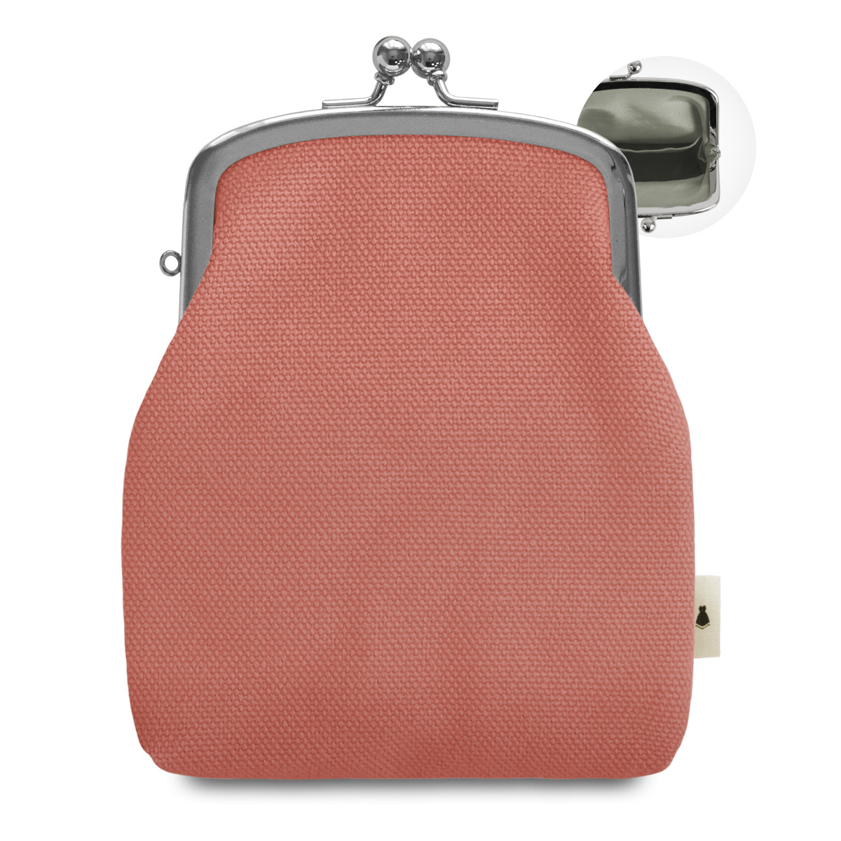 【In-Stock Item】Clasp Coin Purse【Canvas/Cotton Fabric (Assorted)】