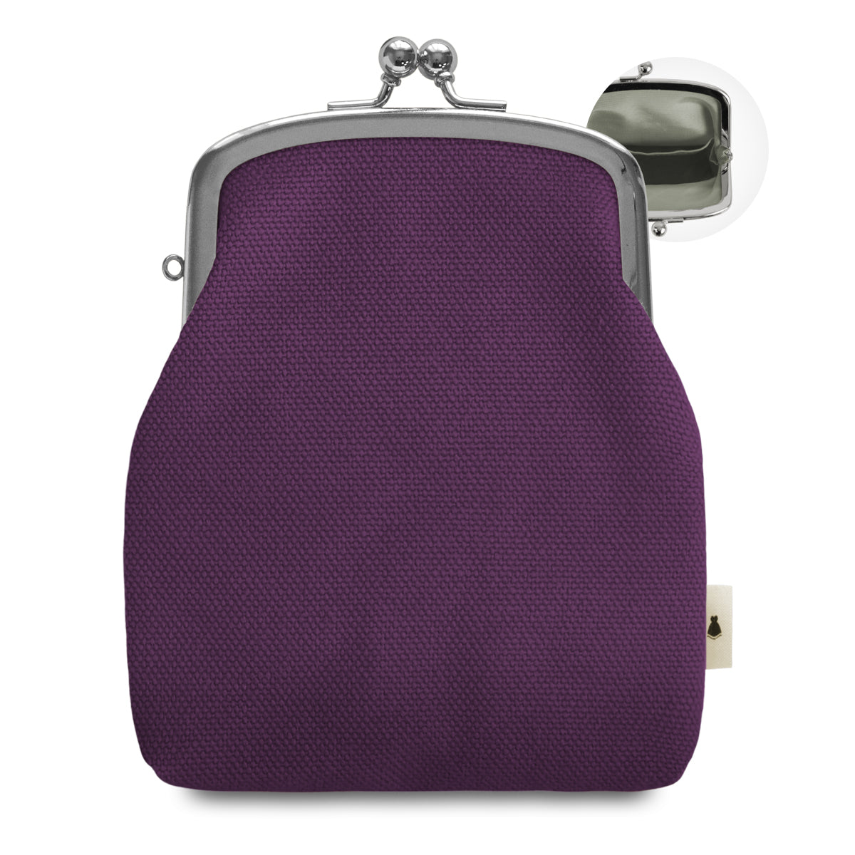 【In-Stock Item】Clasp Coin Purse【Canvas/Cotton Fabric (Assorted)】