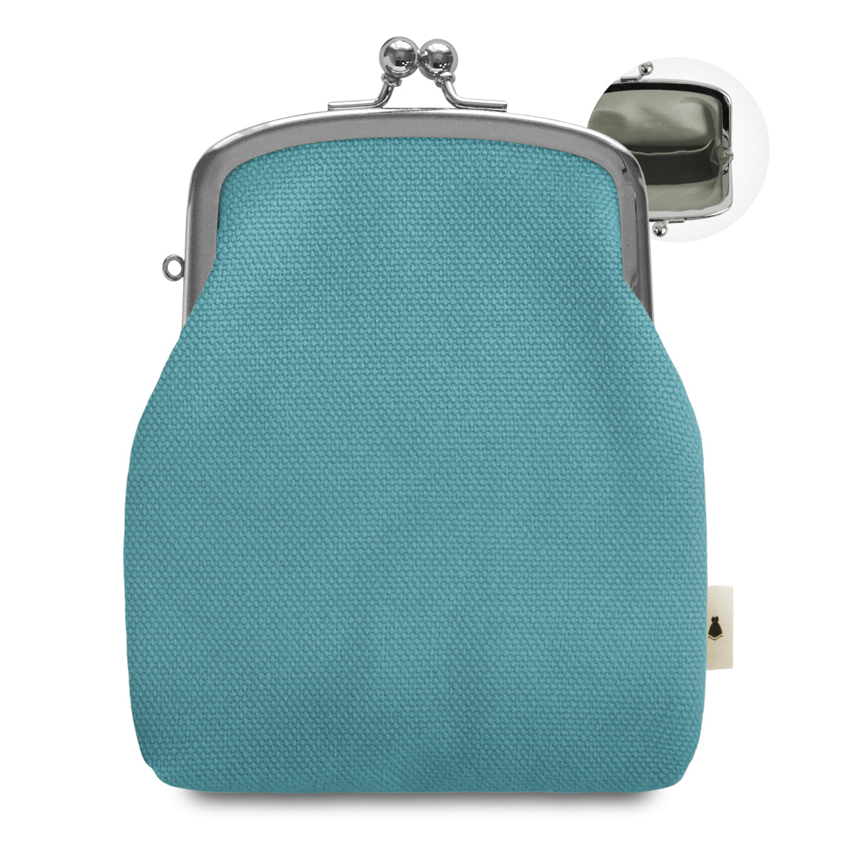 【In-Stock Item】Clasp Coin Purse【Canvas/Cotton Fabric (Assorted)】
