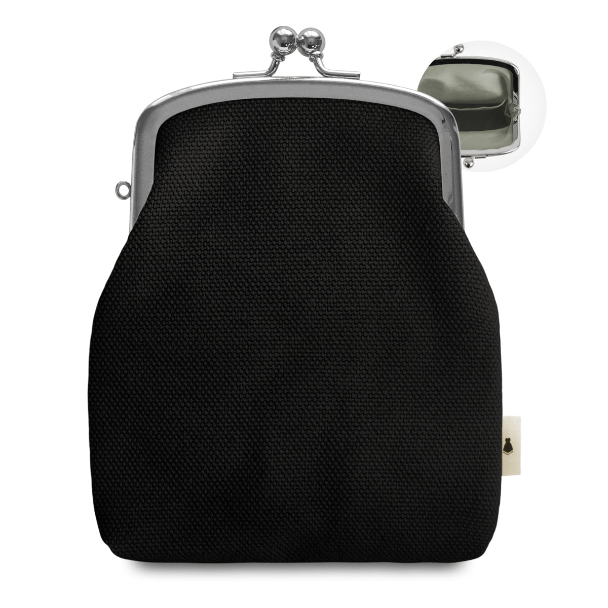【In-Stock Item】Clasp Coin Purse【Canvas/Cotton Fabric (Assorted)】