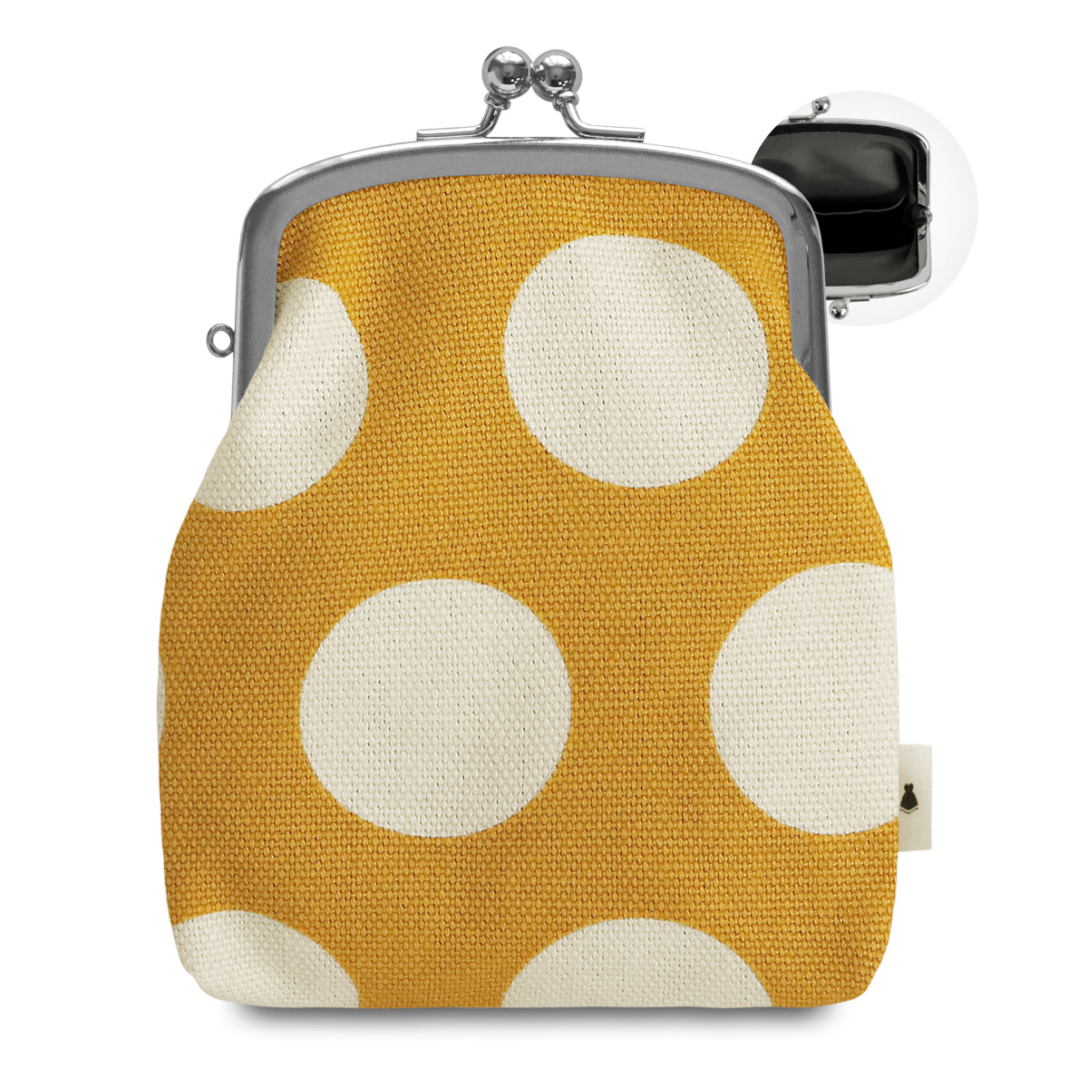 【In-Stock Item】Clasp Coin Purse【Canvas/Cotton Fabric (Assorted)】