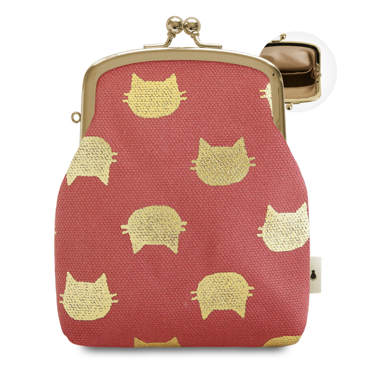 【In-Stock Item】Clasp Coin Purse【Canvas/Cotton Fabric (Assorted)】
