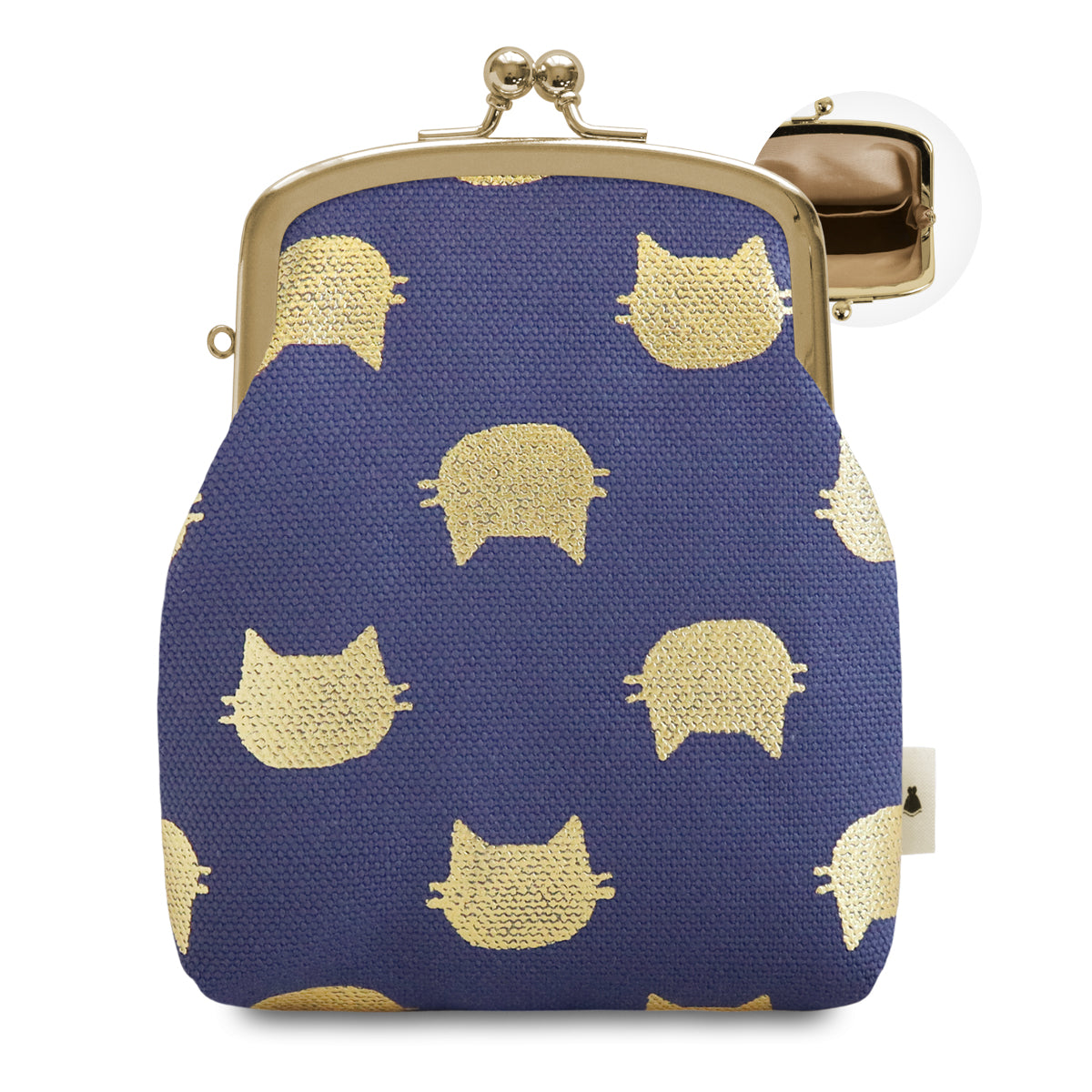 【In-Stock Item】Clasp Coin Purse【Canvas/Cotton Fabric (Assorted)】