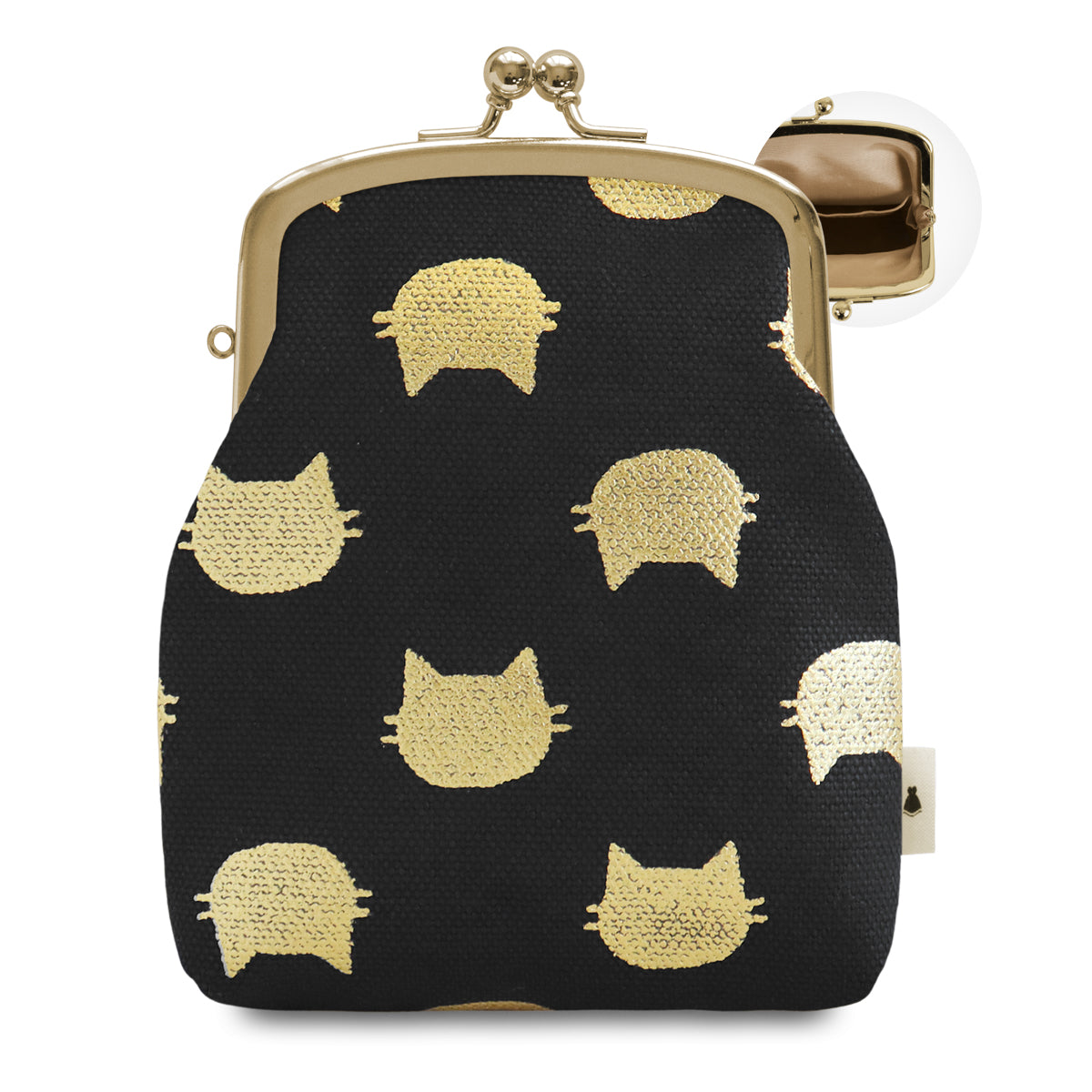 【In-Stock Item】Clasp Coin Purse【Canvas/Cotton Fabric (Assorted)】