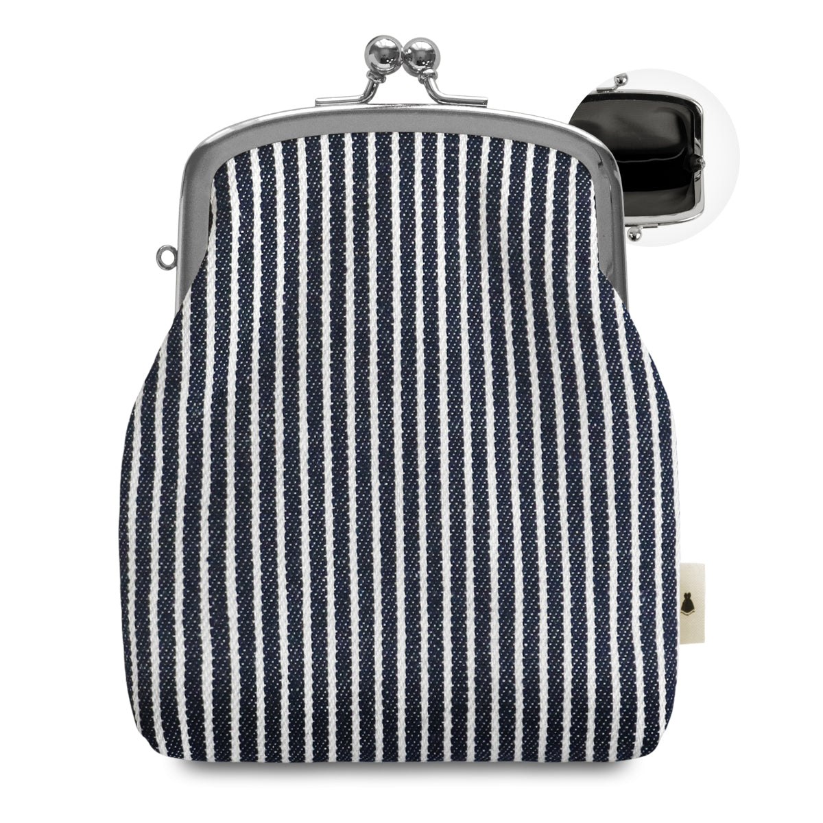 【In-Stock Item】Clasp Coin Purse【Canvas/Cotton Fabric (Assorted)】