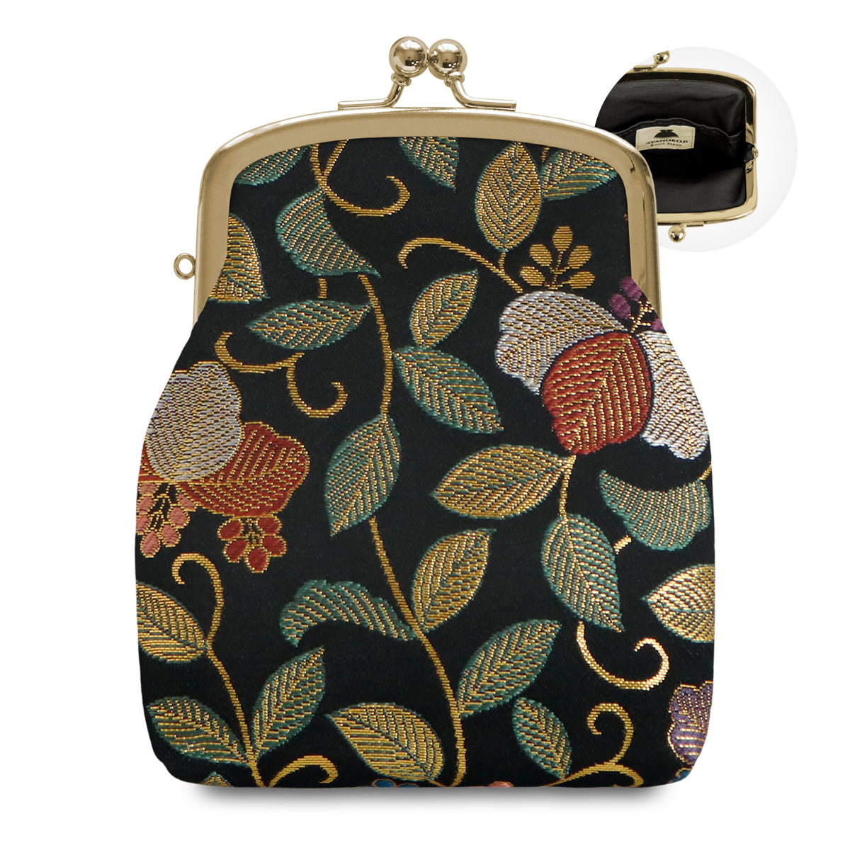 In-Stock Item: Clasp-Closure Accessory Case [Brocade & Obi Fabric (Assorted)]