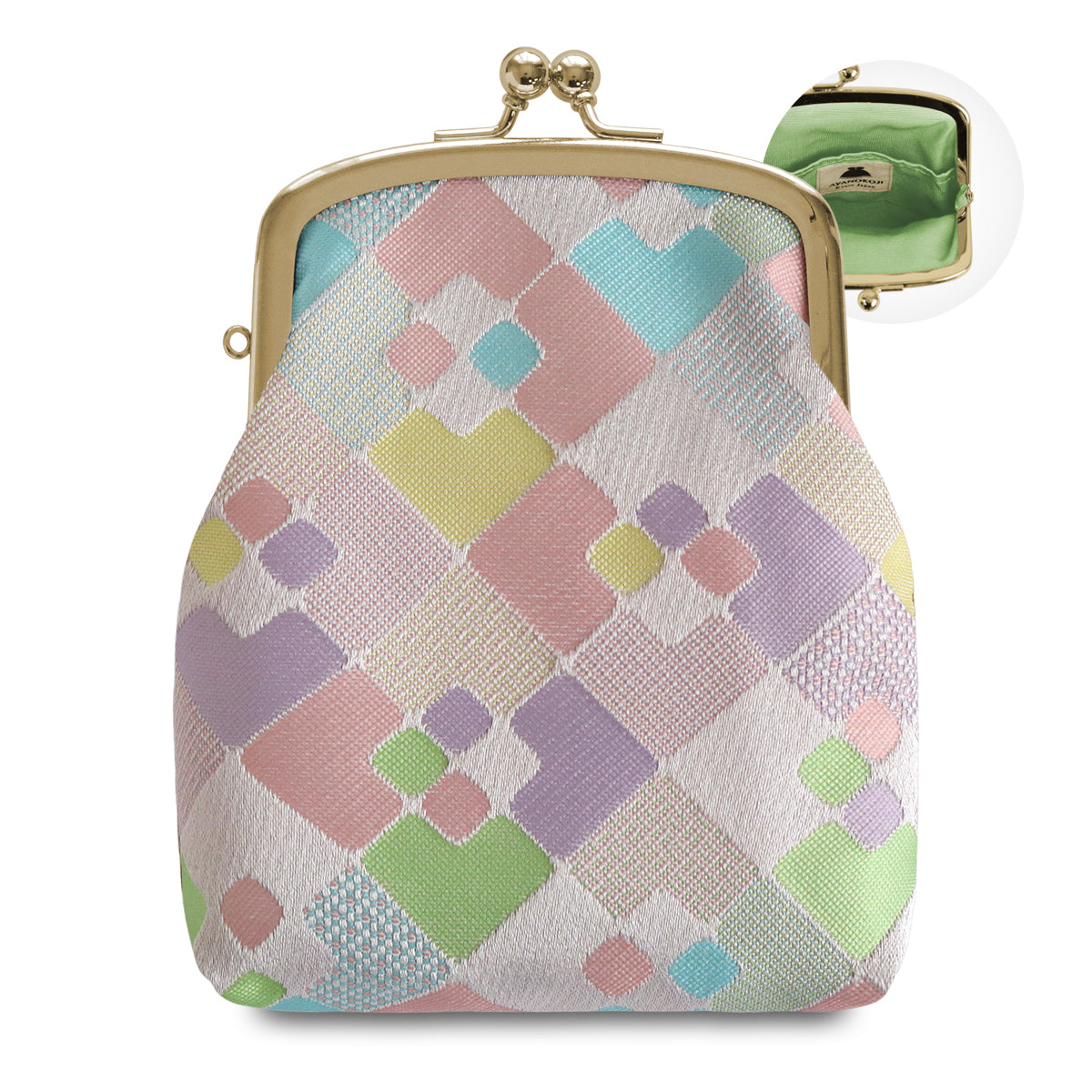 In-Stock Item: Clasp-Closure Accessory Case [Brocade & Obi Fabric (Assorted)]