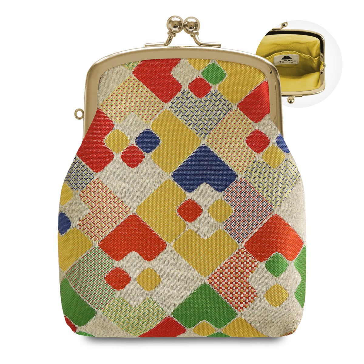 In-Stock Item: Clasp-Closure Accessory Case [Brocade & Obi Fabric (Assorted)]