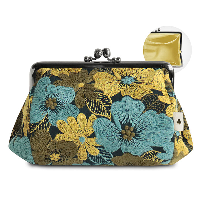 【在庫商品】TAWARA型4.5寸がま口コスメポーチ【彩りアソート】