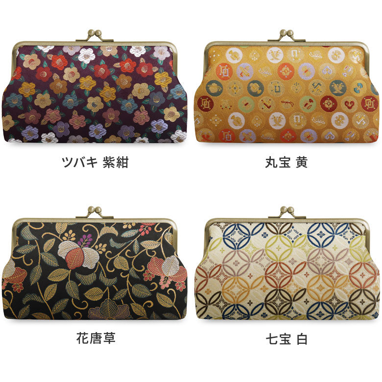 [In stock] 6-inch flat pouch [Gold brocade]