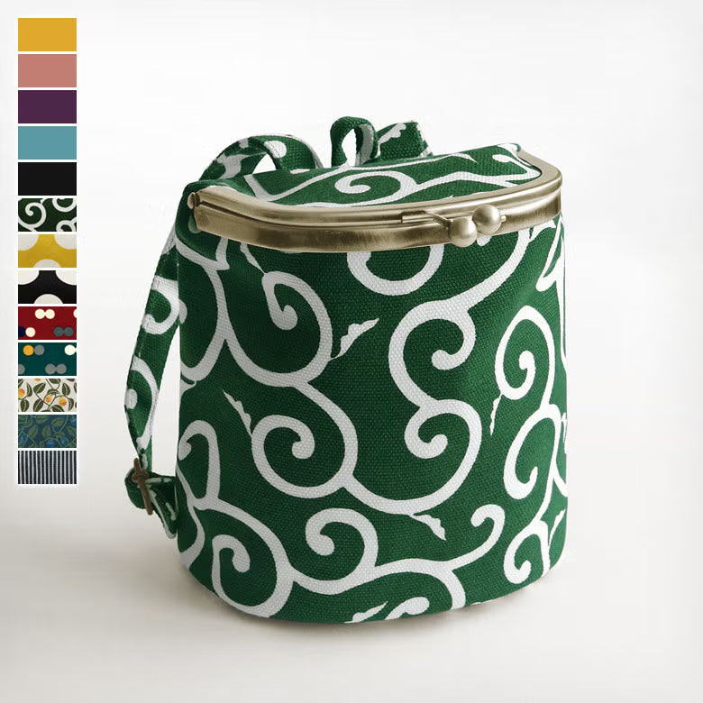 【在庫商品】がま口SHOIKOポーチ＋（プラス）【帆布・綿布（アソート）】