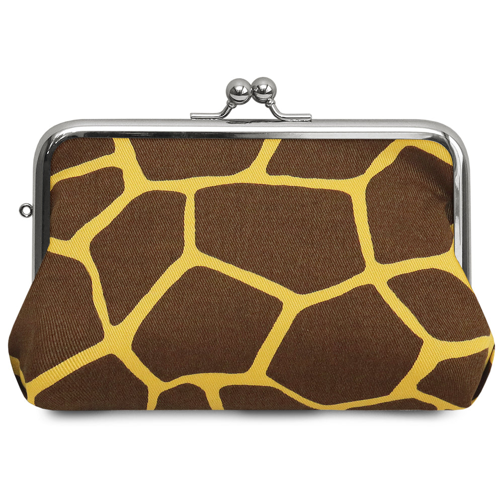 【在庫商品】がま口スクエアポーチ【アニマル】