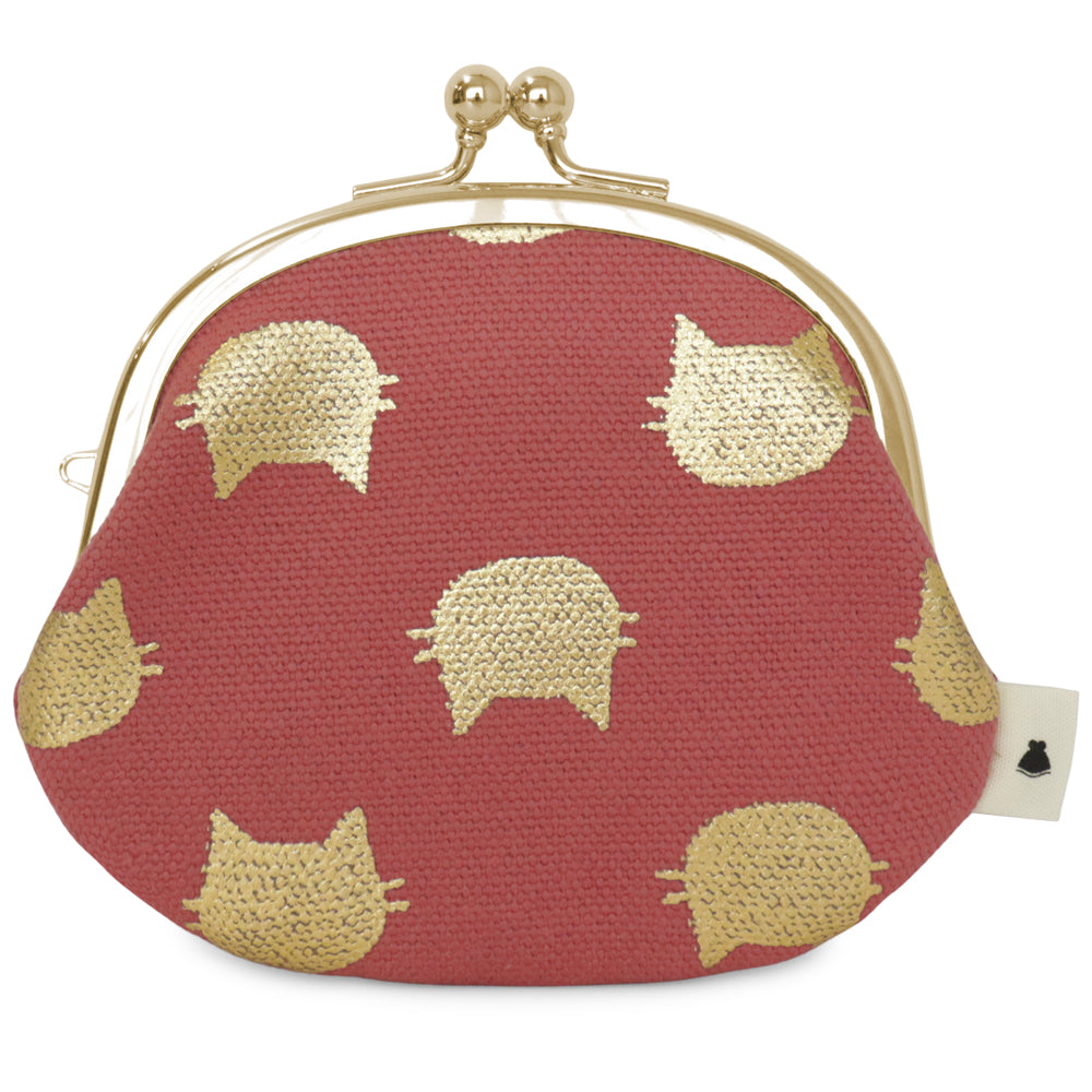 【在庫商品】3.3寸がま口財布【HAKUにゃんこ】