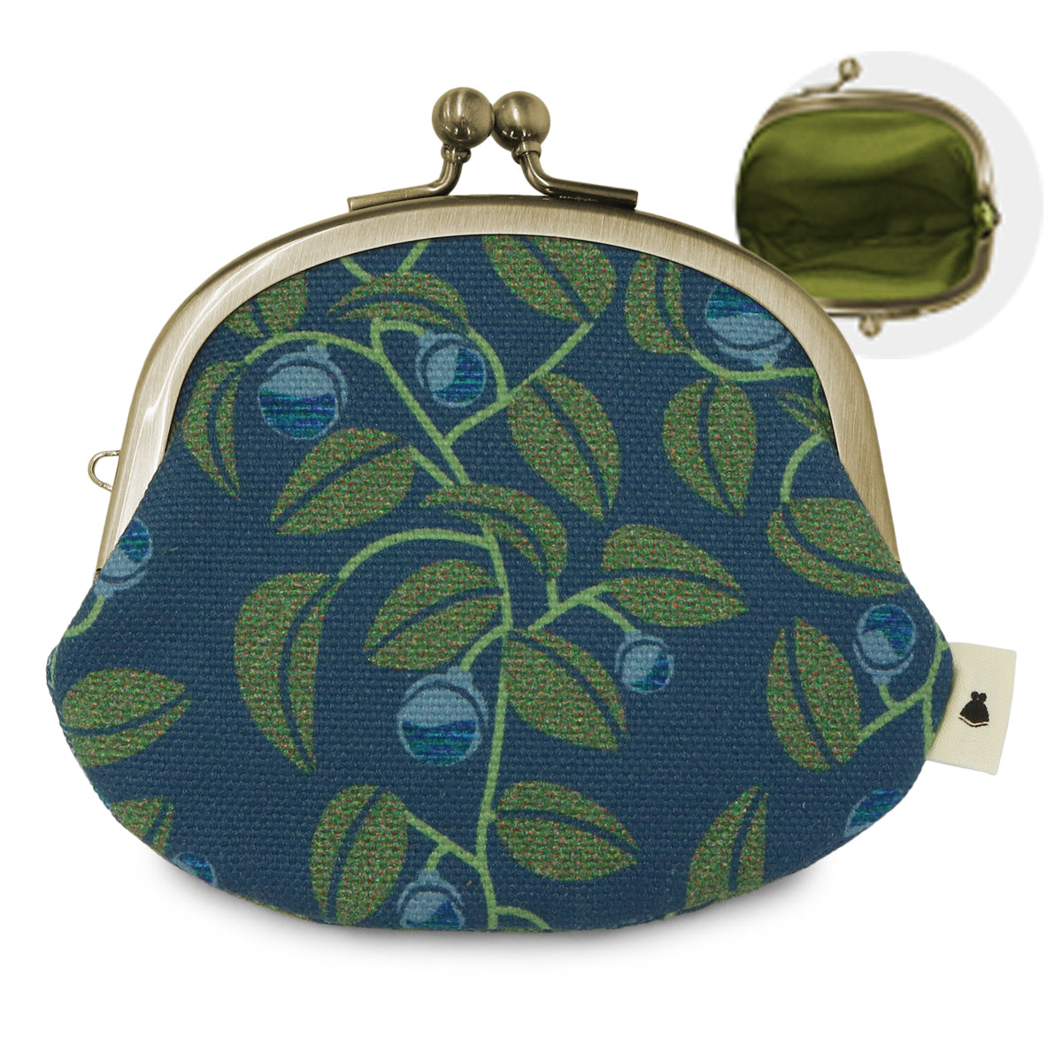 【在庫商品】3.3寸がま口財布【帆布・綿布（アソート）】