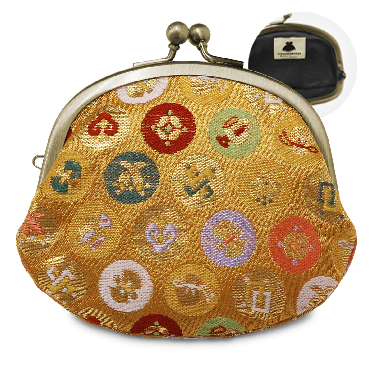 【在庫商品】3.3寸がま口財布【金襴・帯地（アソート）】