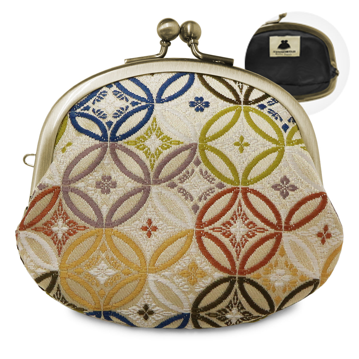 【在庫商品】3.3寸がま口財布【金襴・帯地（アソート）】