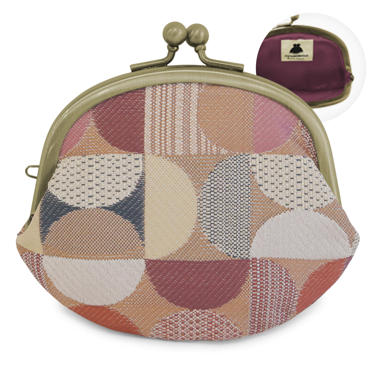 【在庫商品】3.3寸がま口財布【金襴・帯地（アソート）】