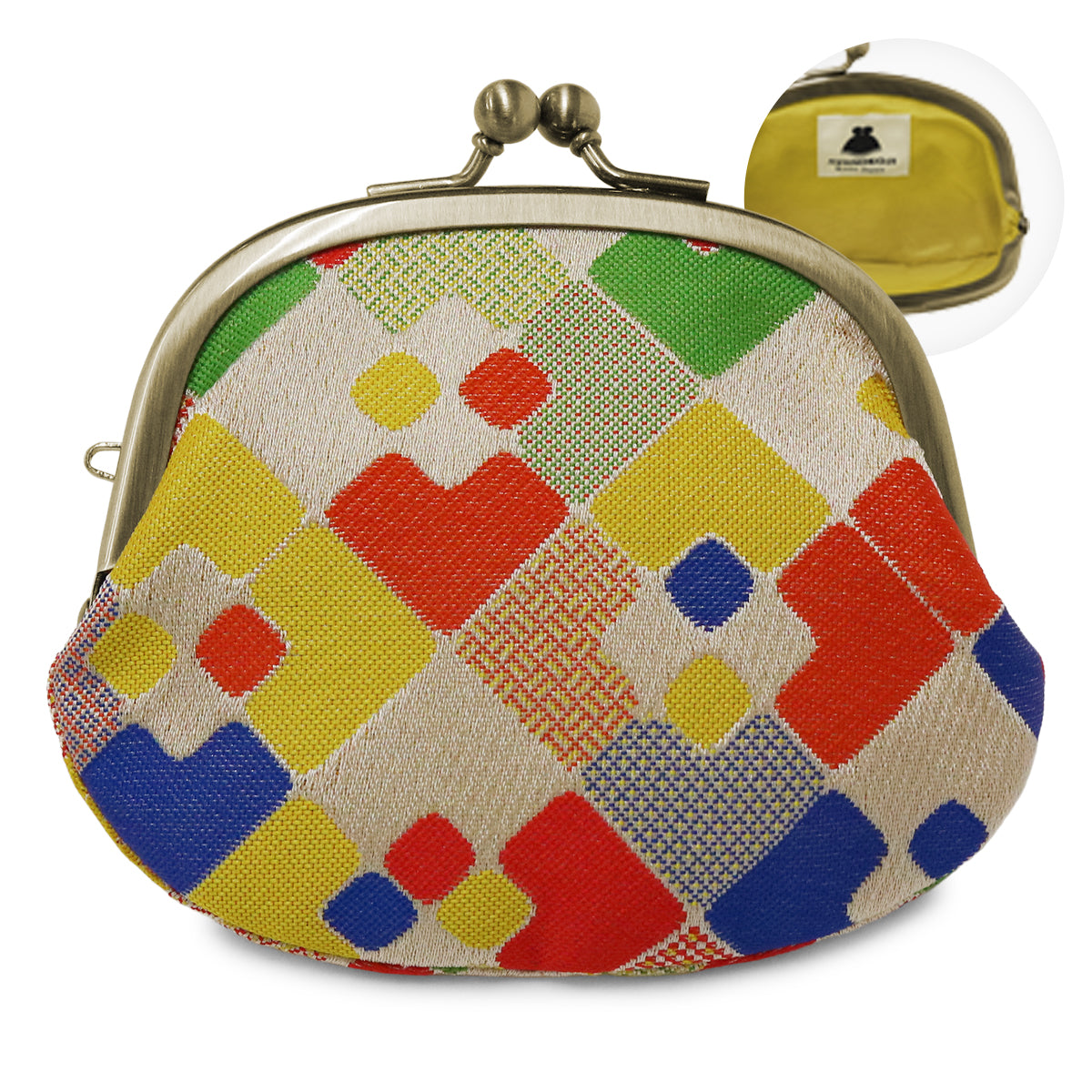 【在庫商品】3.3寸がま口財布【金襴・帯地（アソート）】