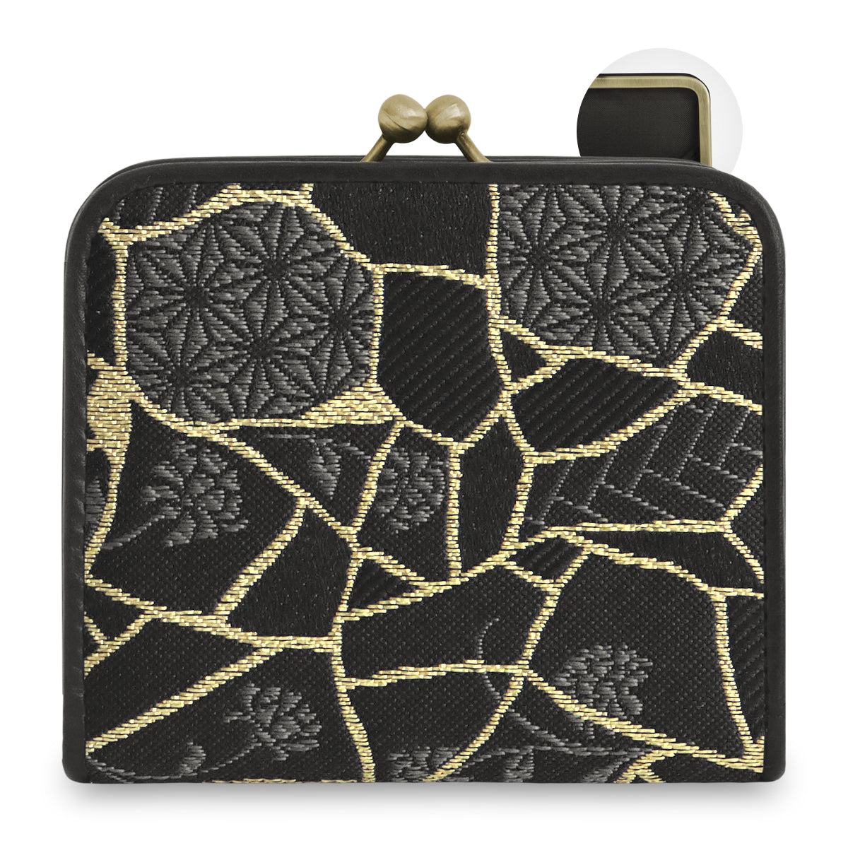 【在庫商品】二つ折りがま口ミニ財布【ジャガードSP】